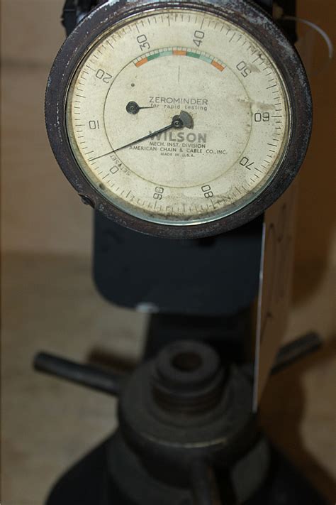 antique rockwell hardness tester